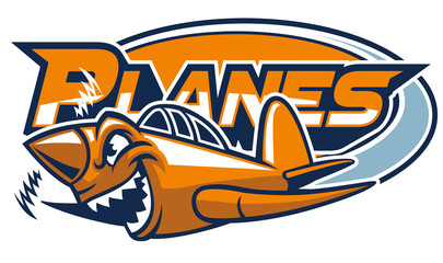 plane mascot © bazzier