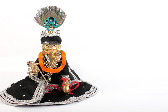Sculpture of Lord Krishna. Laddu Gopal, Lalan