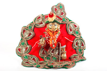 Sculpture of Lord Krishna. Laddu Gopal, Lalan