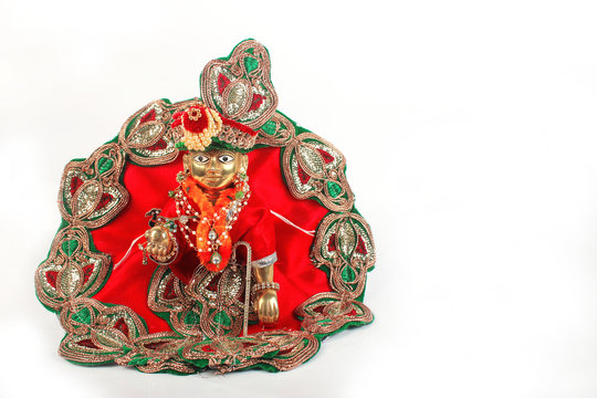 Sculpture of Lord Krishna. Laddu Gopal, Lalan