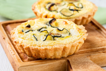 Zucchini quiche