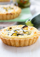 Zucchini quiche