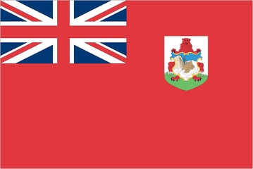 Illustration of the flag of Bermuda
