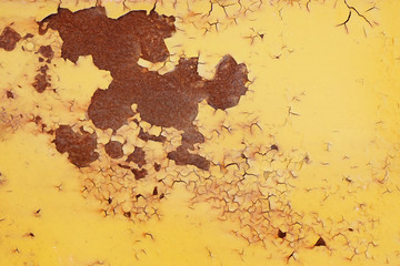 old paint with cracks