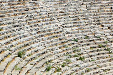 Ancient amphitheater in Myra, Turkey