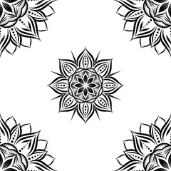 Sun Flower Geometric Pattern