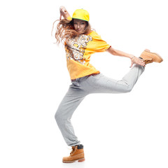 girl hip-hop dancer