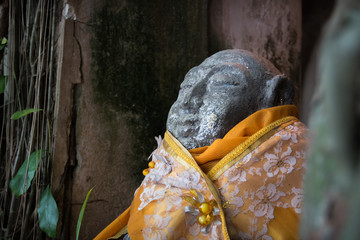 Old budha at wat bang kung