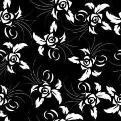 seamless pattern with flowers