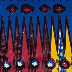 Manufactured African fabric (cotton)