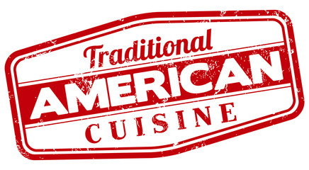 american cuisine stamp © deepstock