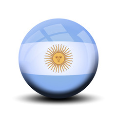 Drapeau en bulle : Argentine