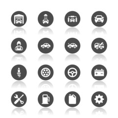 Car service icons