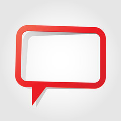 speech bubble template design