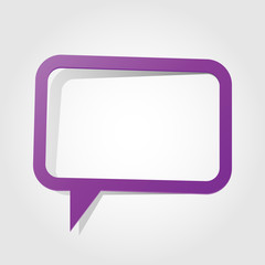 Fototapeta premium speech bubble template design