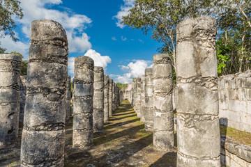 Temple of a Thousand Warriors, Chichen Itza, Mexico