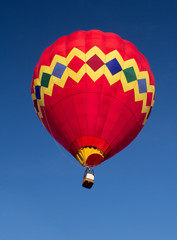 Colorful hot air balloon