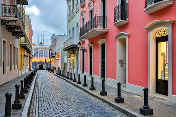 Rue dans le vieux San Juan, Porto Rico