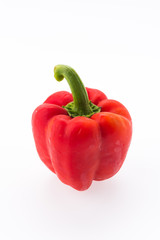 Red peppers isolated on white background