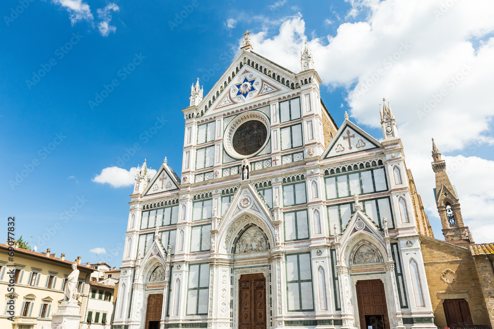 Wall mural Church of Santa Croce, Florence Italy