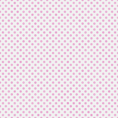 Light Pink and White Small Polka Dots Pattern Repeat Background