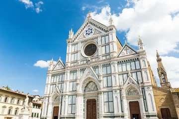 Fototapeta na wymiar Church of Santa Croce, Florence Italy