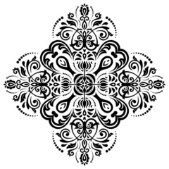 Damask Seamless Pattern. Abstract Background