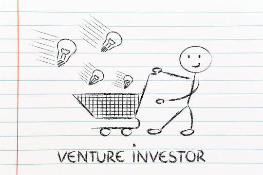 investor capitalist, selecting ideas and start-ups to invest on