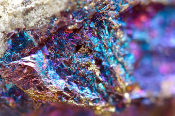 Abstract background from a metal mineral.