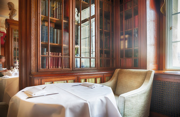 classic tea room in English club