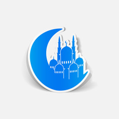 realistic design element: mosque