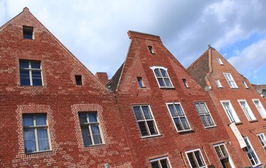 Fototapeta premium Giebelhäuser im Potsdamer Holländerviertel