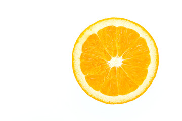 Orange isolated on white