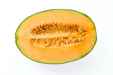 Melon isolated on white