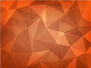 abstract backgroundof dark orange geometric polygon