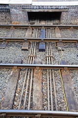 Point rods from railway signal box &copy; Arena Photo UK