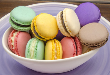 Traditional Parisian macarons