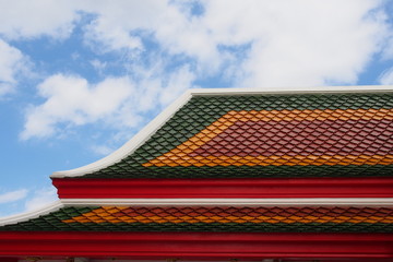 Typical Thai Temple Roof No.03