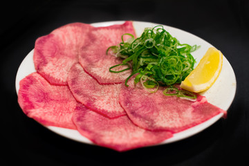 Raw beef tongue for Japanese BBQ,Yakiniku