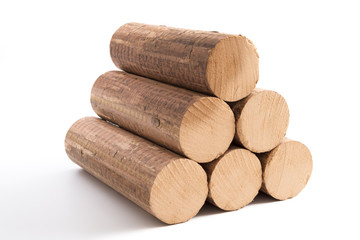 Holzbriketts