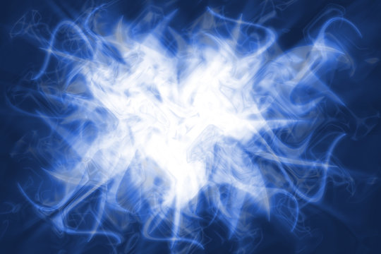 Blue abstract neuron background