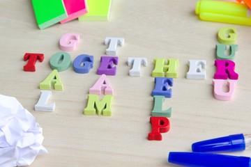 Funny letters crossword puzzle sign