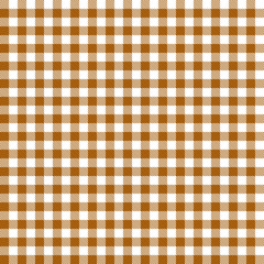 Karo Tischdecken Muster BRAUN - endlos