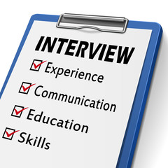 interview clipboard