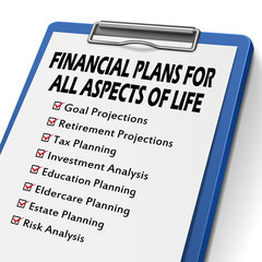 checklist for financial plans
