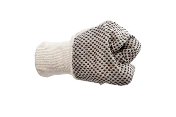 work gloves isolated