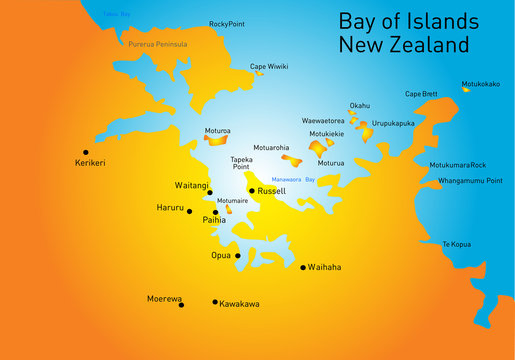 Bay of Island, New Zealand,