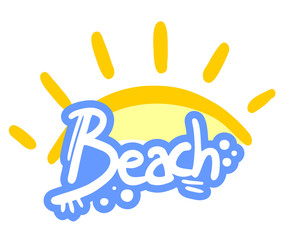 Sticker beach