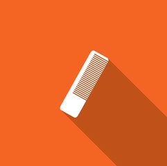 Long Shadow with the shape of a Comb