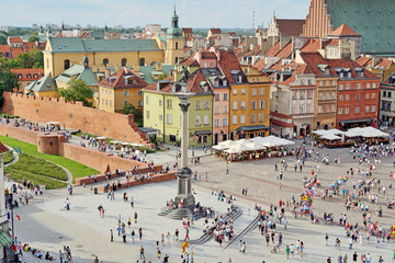 Old Town in Warsaw, Poland - obrazy, fototapety, plakaty